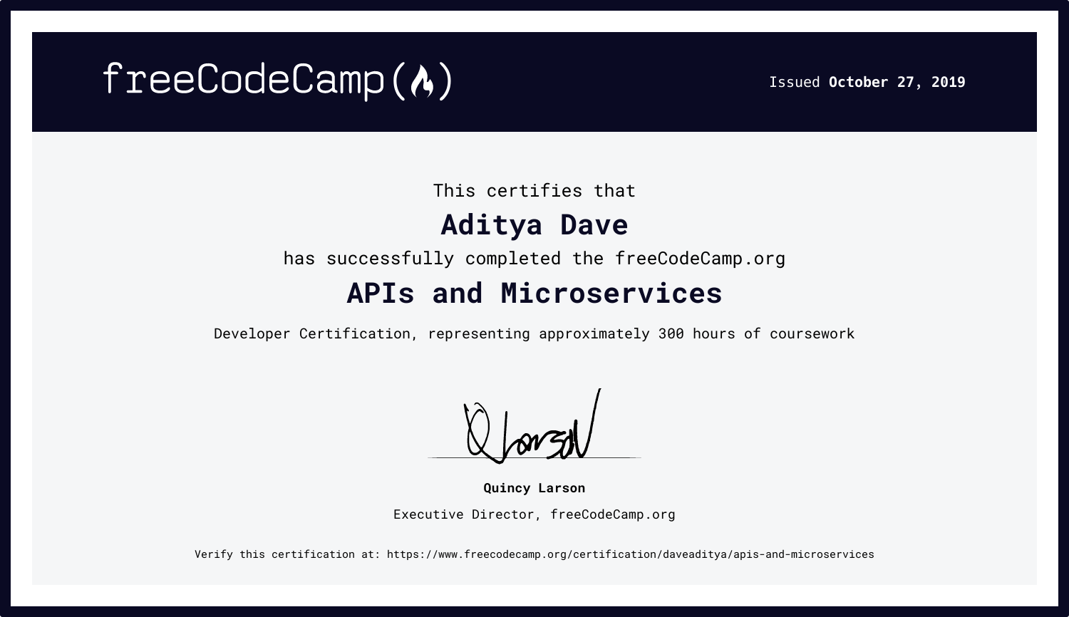 FreeCodeCamp - API and Microservices