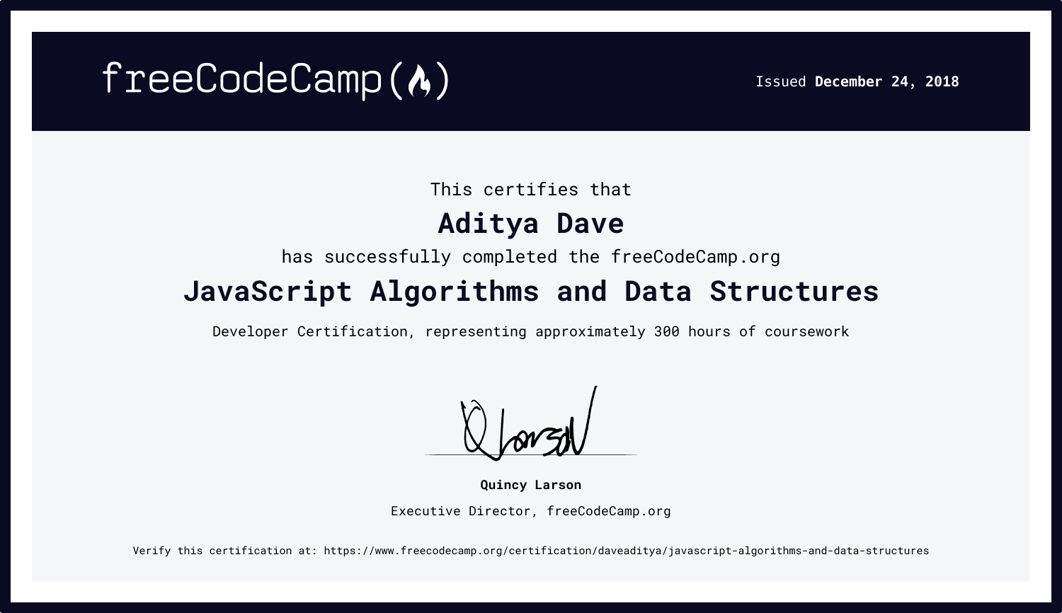 FreeCodeCamp - Javascript, Algorithms and Data Structures